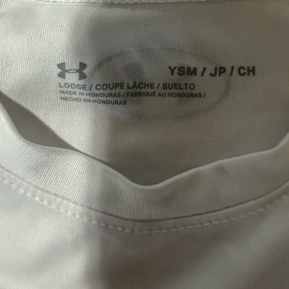 Under Armour Girls' Tech Solid Print Big Logo Short-Sleeve Crew
Neck T-Shirt - Picture 2 of 5